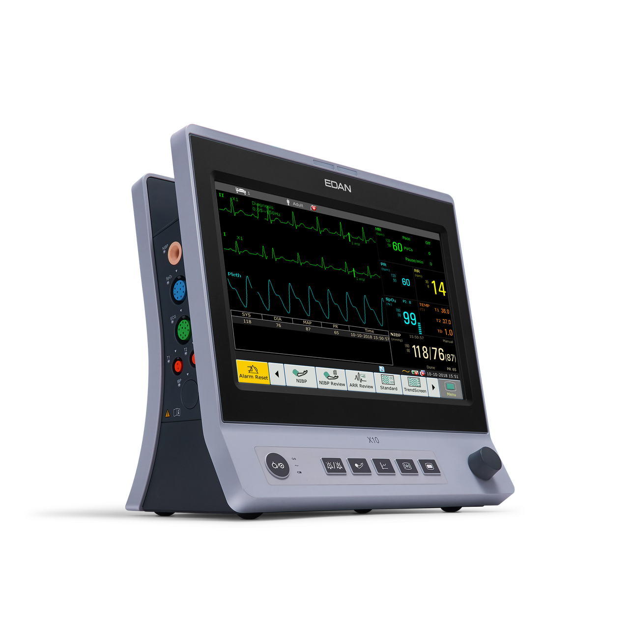 Monitor X10 c/ capnografia