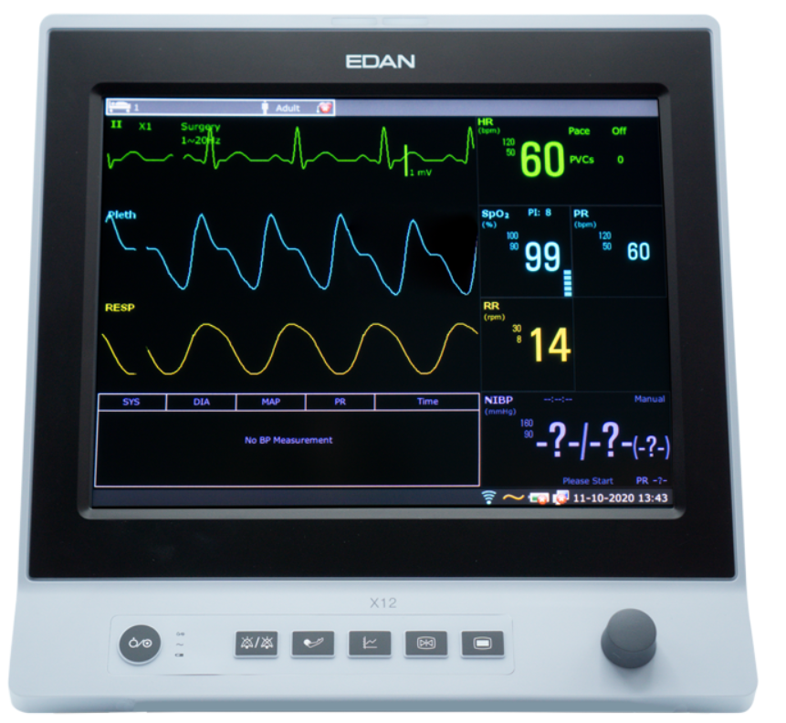 Monitor X12 c/ capnografia