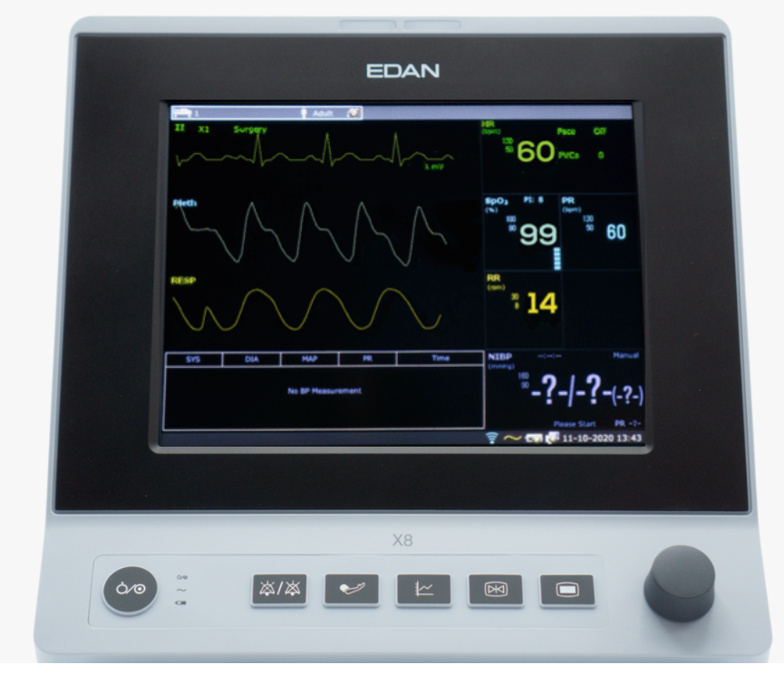 Monitor X8 c/ capnografia